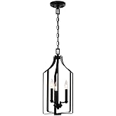 Bailey Street Home 3 Light Traditional Candle Style Cage Foyer Lantern Fixture, Olde Bronze