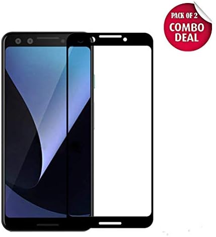 Google Pixel 3 Full Tempered Glass 6D Ultra Clear Zero Bubble Sensitive Touch 9H Hardness Anti-Scratch Anti Oil Stains Anti-Fingerprint Mobile Screen Protector(2 Packs)
