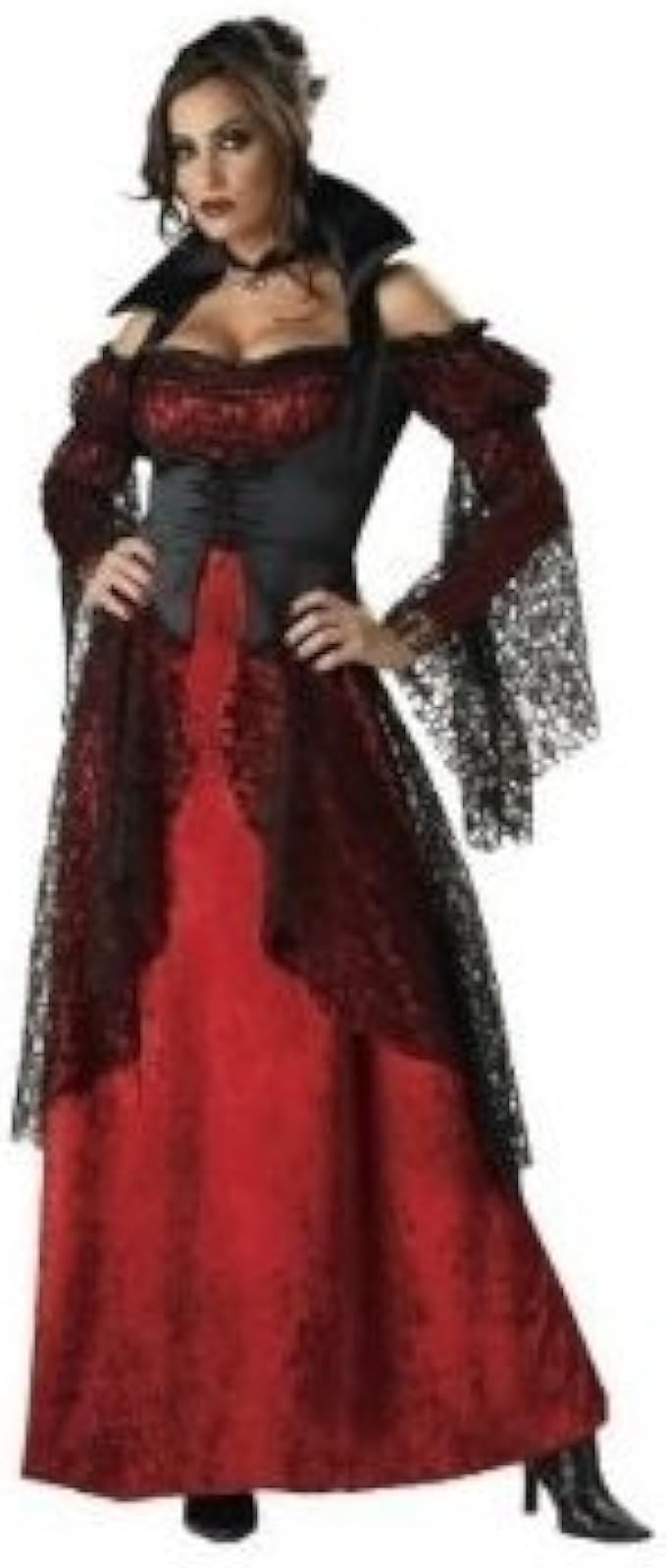 red crushed velvet dress