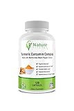 Turmeric Curcumin with BioPerine, Black Pepper, Joint Pain Relief & Anti-Inflammatory 95% Curcuminoids for Optimal Absorption, 2 Month Supply 120 Veggie Capsules