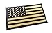 Black and Tan Us Ir Infrared USA Flag Military Morale Reflective Patch