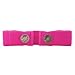 Dapper Snappers Made in USA Baby & Toddler Adjustable Belt 3 Pack ~ Pink, White & Purple