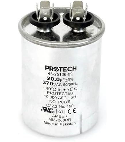 プレデター 43-25136-09 -Rheem OEM Round Replacement Run Capacitor 20 UF