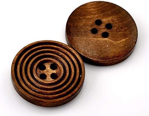 Bottoni In Metallo Dorato Per Vestito Con 4 Fori Rotondi Da Cucire Sul Retro, Confezione Da 10, Gold, 11 Mm - Foto 2