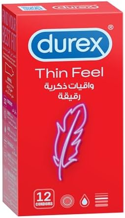 Durex Thin Feel Lubricated Condoms for Men - 12 Pieces price in Saudi  Arabia | Amazon Saudi Arabia | kanbkam
