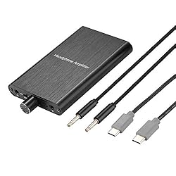 Headphone Amplifier with Bass Boost, Support 3.5mm