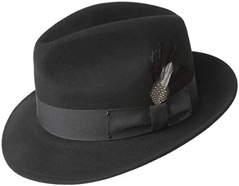 Amazon.com: Bailey of Hollywood Wynn Litefelt® Fedora - Black/S