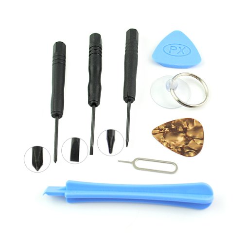 Click Here to See More Images iClover - 8-IN-1 Screwdriver Opening Pry Tool Repair Kit Set for iPod Touch iPhone 4 4S 4G 3G 3GS REPAIR TOOLKIT. ALL YOU NEED TO REPAIR YOUR IPHONE DEVICE