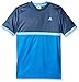 adidas Performance Boys Court Tee, Bright Blue, Large