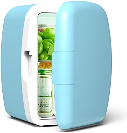 Sunhai 6L Silent Mini fridge Cooler and Warmer,car and home use ( Color : Blue )