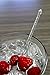 Royer Round Top Stir Sticks, Swizzle Sticks, Drink Stirrers for Holidays, Christmas, Weddings, Parties - Crystal With Silver Glitter, 6 Inch, Set of 48 - Made In USA