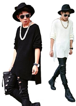 Amazon Various Ways メンズ ゆるニット メンズロングニット