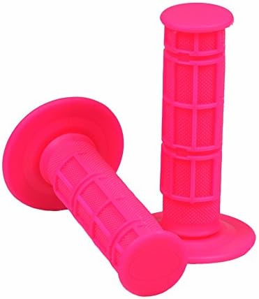 Alvey Rubber Waffle Style Handlebar Grip Set for Scooters, ATVs, Dirt Bikes