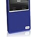 iGadgitz U3296 Silicone Skin Case Cover + Screen Protector Compatible with Sony Walkman NWZ-A15, A17, A25, A27 8GB 16GB 32GB & 64GB - Blue