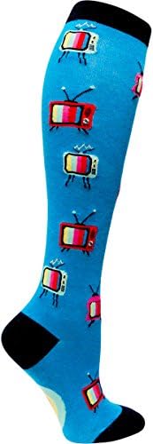 ModSocks Womens Boob Tube Knee Socks 6-10 Blue