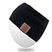 Qshell Bluetooth Headband with Wireless Headphone Headset Earphone Stereo Speakers Microphone Hands Free for Outdoor Sports Skiing Snowboard Fitness, Compatible with Iphone Android Cell Phones - Black