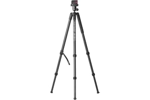 BOG DeathGrip Aluminum Tripod with Durable Frame, Lightweight, Stable Design, Bubble Level, Adjustable Legs, Shooting Rest, and Hands-Free Operation for Hunting, Shooting, and Outdoors