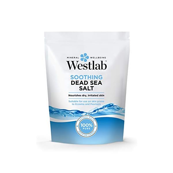 Westlab-Soothing-Dead-Sea-Bath-Salt-5kg Westlab - Soothing Dead Sea Salt - 5kg Resealable Pouch - 100% Natural, Pure & Unscented Mineral Salts - Nourishes…