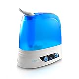 SereneLife PSLHUM80 Ultrasonic Humidifier, Warm/Cool Mist Moisture with Built-In Night Light