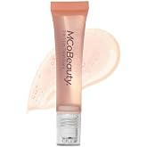 MCoBeauty Glow and Treat 2-in-1 Lip Treatment - Peach | Tinted Lip Oil with Squalane, Glossy Moisturizing Lip Balm for Dry Lips, Vegan &amp; Cruelty Free
