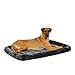 MidWest Homes for Pets QuietTime Giant Dog Bed – Gray Faux Fur Bolster, Ultra-Soft and Machine Washable, Fits 54-Inch Crates and Carriers, for XXL Breed Dogs