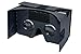 MINKANAK 3D Virtual Reality Cardboard Glasses with Head Strap Nose Pad and NFC for 3-6-Inch Smartphone