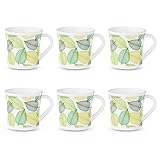 Larah by BOROSIL Noma Set of 6 Tea/Coffee Mugs