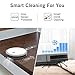 Robot Vacuum Cleaner - 1400Pa Ultra-Strong White Robot Vacuum, 4 Cleaning Modes, 2.7” Ultra-Thin, Self-Charge, 360° Anti Collision & Anti Drop, Smart Robotic Vacuum for Pet Hair, Carpet, Hard Floor