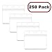 Mifflin-USA Horizontal ID Name Badge Holder (Clear, 3.5x2.25 Inches, 250 Pack), Waterproof and Resealable Plastic Card Holders