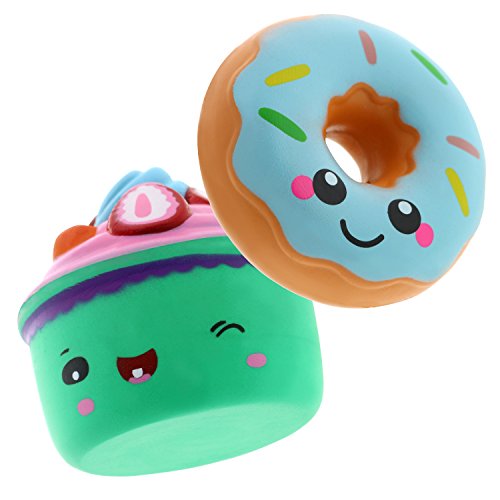 Squishin  fun slow rising jumbo kawaii 2 pack squishies – scent…