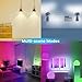 MustWin Smart LED Bulbs, Color Changing Lights Bulbs, Wi-Fi Smart Bulbs Works with Alexa and Google Home, 7W A19 Energy-Saving Smart Light Bulbs No Hub Required, APP Remote Control, 2 Pack