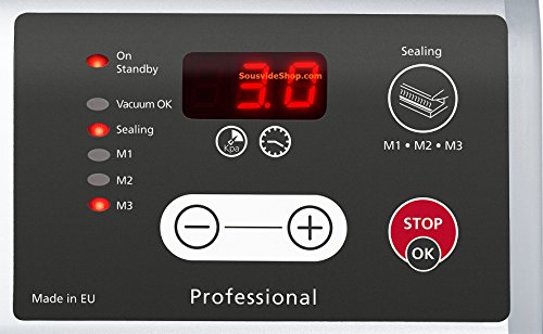 Steba Profi-Vakuumierer VK 1300 Professional,massives Gehäuse aus eloxiertem Aluminium – Bild 5