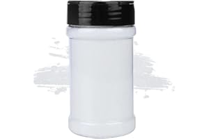 TORC White Fine Glitter 4 oz Glitter Powder for Tumblers Resin Crafts Slime Cosmetic Nail Painting Christmas Festival