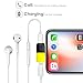 Holo Splitter Compatible with iPhone 7, 7 Plus, 8, 8 Plus, X, Xr, Xs, iPad,iPad Pro, 2 in 1 Dual Headphone Jack Audio + Charge Cable Adapter,Work with iOS 12 or Later, Sync,Music Control.