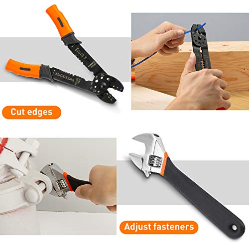 Werkzeugkoffer, V VONTOX 220-teilig Haushalts-Werkzeugkoffer,Werkzeug-Set, Reparatur Werkzeug Set Perfekt für den… – Bild 5