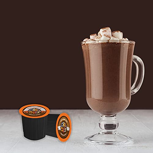 Crazy Cups Flavored Hot Chocolate Pods, Hot Chocolate Variety Pack