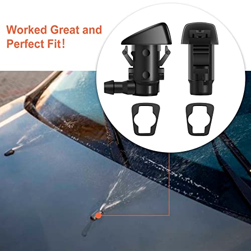 Windshield Washer Nozzle Kit fit for 20052016 Jeep Grand Cherokee