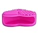 Misaky Silicone Fashion Egg Cleaning Glove MakeUp Washing Brush Silica Glove Scrubber Board Cosmetic Clean Tools (Hot Pink)