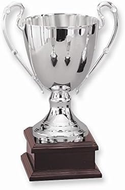 13 Silver-plated Wood Base Trophy
