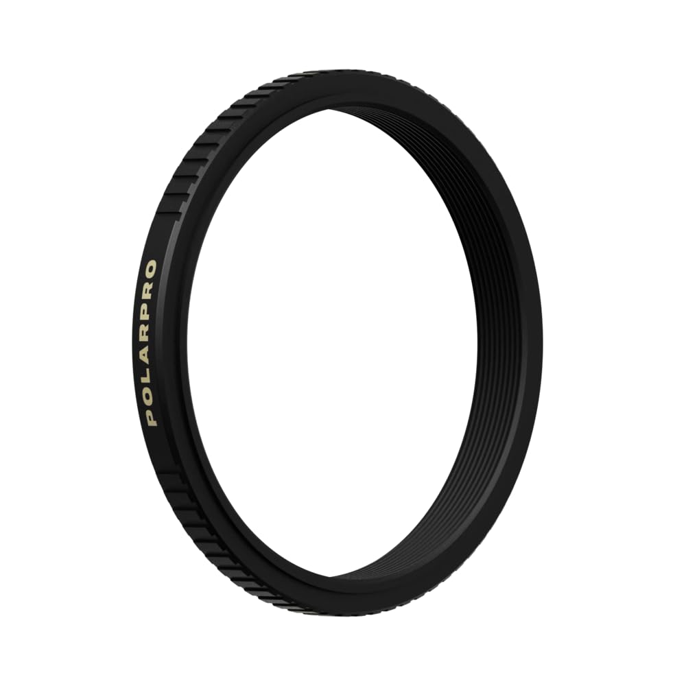 PolarPro - Fuji X100 Series Filter Adapter - Black - Compatible with X100VI, X100V, X70, 49mm