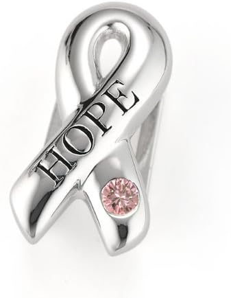 Lori Bonn Slide Charm (Be Cause We Need a Cure) - Gemstone Bonn Bons