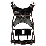 SODIAL(R) Anime Cos Cosplay Attack on Titan Shingeki no Kyojin Recon Corps Harness belt hookshot Costume Halloween Party Adjustable Belts