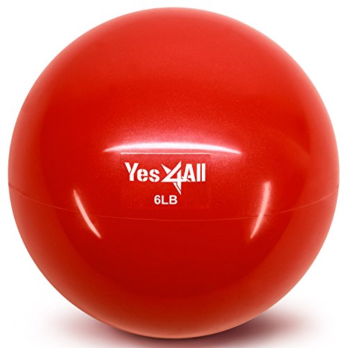 Yes4All Soft Weighted Toning Ball Soft Medicine Sand Ball – Sport Type  Great for Exercise, Workout, Soft Weighted Ball (6 lbs, Red) (K7HC) in  Kuwait