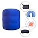 Travel Foot Rest Pillow Set: Inflatable Adjustable Height Feet & Neck/Head Cushions For Adults, Toddlers & Kids | Washable Neck Support For Car, Train, Bus & Airplane| Patented Quick Inflation