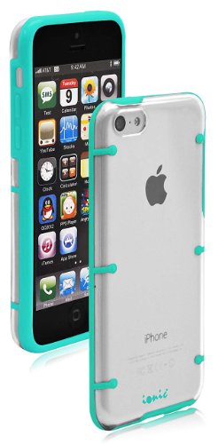 COD(TM) Ionic LUCID Soft And Hard Case for Apple iPhone 5C 2013 Smartphone (Green)