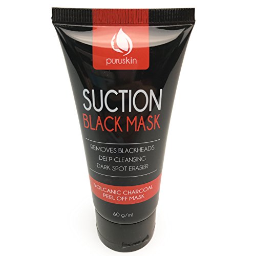 BEST BLACK MASK Purifying Peel Off Face Mask for Enchanting Women, Amazing Blackhead & Whitehead Remover, Volcanic Charcoal Suction Masks to Exfoliate, Deep Cleansing, & Shrink Pores, For Radiant Skin