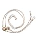 Stylle Eyeglass Chains 6 Piece, Elegant Holder Eyewear Retainer for Women, Glasses Keeper Cord Lanyard for Sunglasses and Reading Glasses