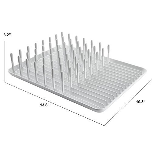 OXO Good Grips Compact Dish Rack, Biscuit, 13-3/4
