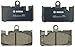 BOSCH BC871 QuietCast Premium Ceramic Disc Brake Pad Set - Compatible with Select Lexus LS430; REAR