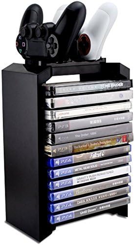 CBSKY® PS4 Vertical Stand , Controller Charging Station with Dual Charger for Sony PlayStation 4 PS4 Controller